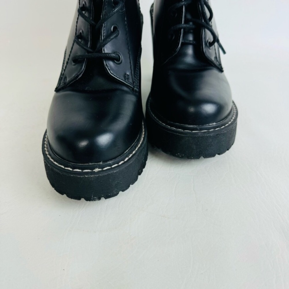 Madden Girl Archiee combat boots platform leather lace up Y2K - Picture 3 of 6
